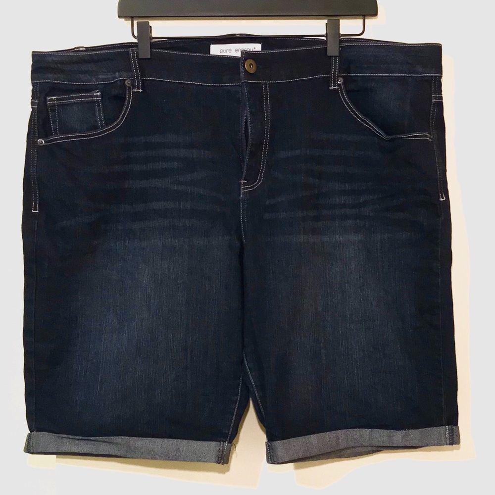 Dark Denim Shorts